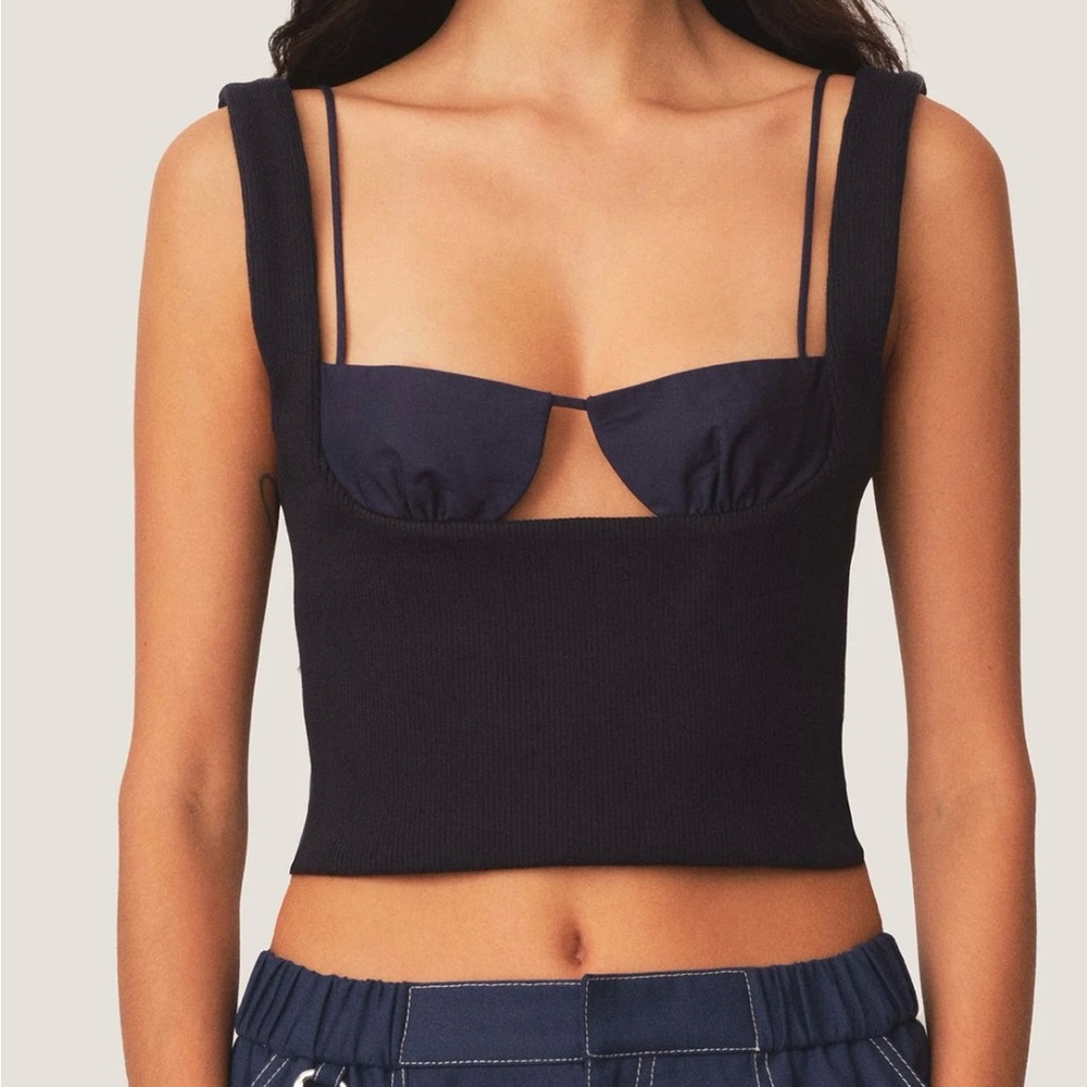Tae Park knit bra top